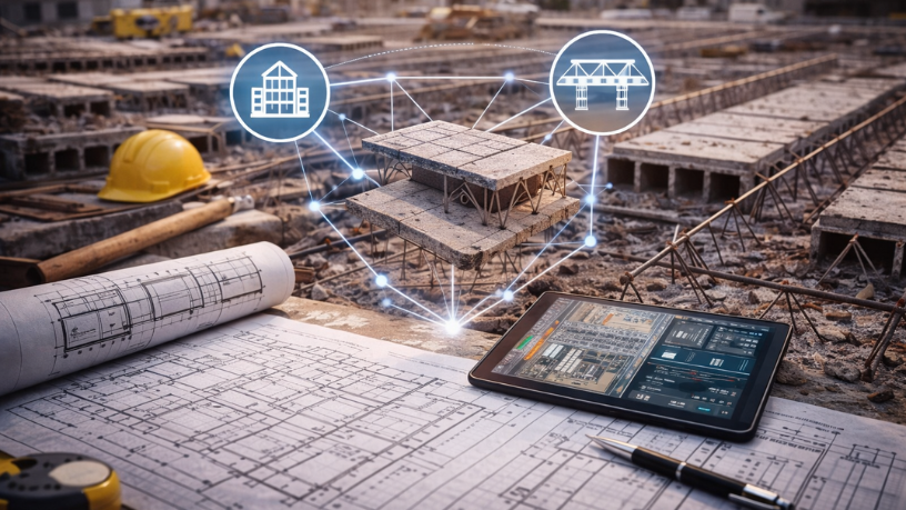 La compatibilización de paneles reticulados permite integrar proyectos arquitectónicos y estructurales con mayor eficiencia, como explica Valderci Malagosini Machado.